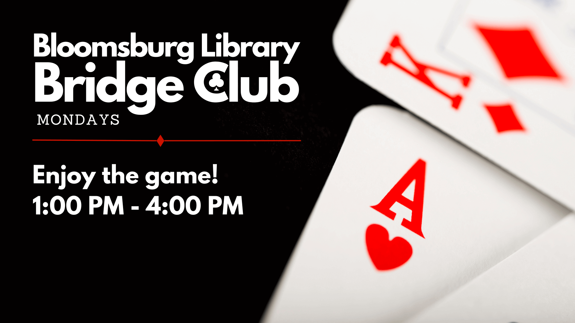 Read more about the article Bloomsburg Library Bridge Club